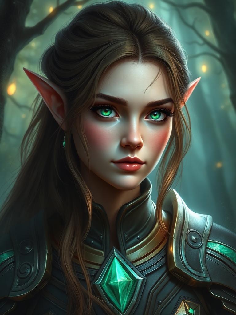 Fantasy AI portrait sample